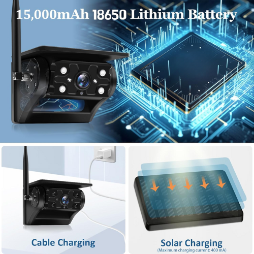 Magnetic Solar Wireless Backup Camera